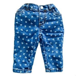 9 months Carter’s floral jeans